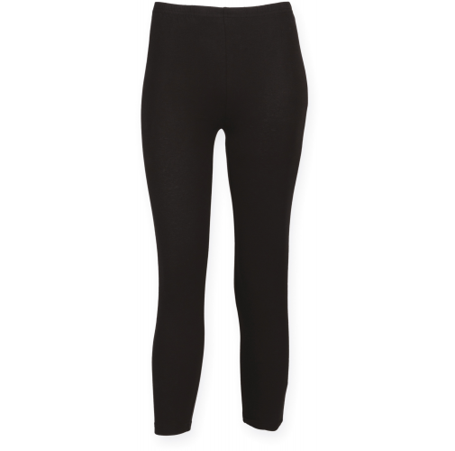 black Leggings 3/4 mujer