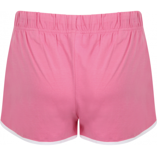 bright pink / white Short Retro mujer