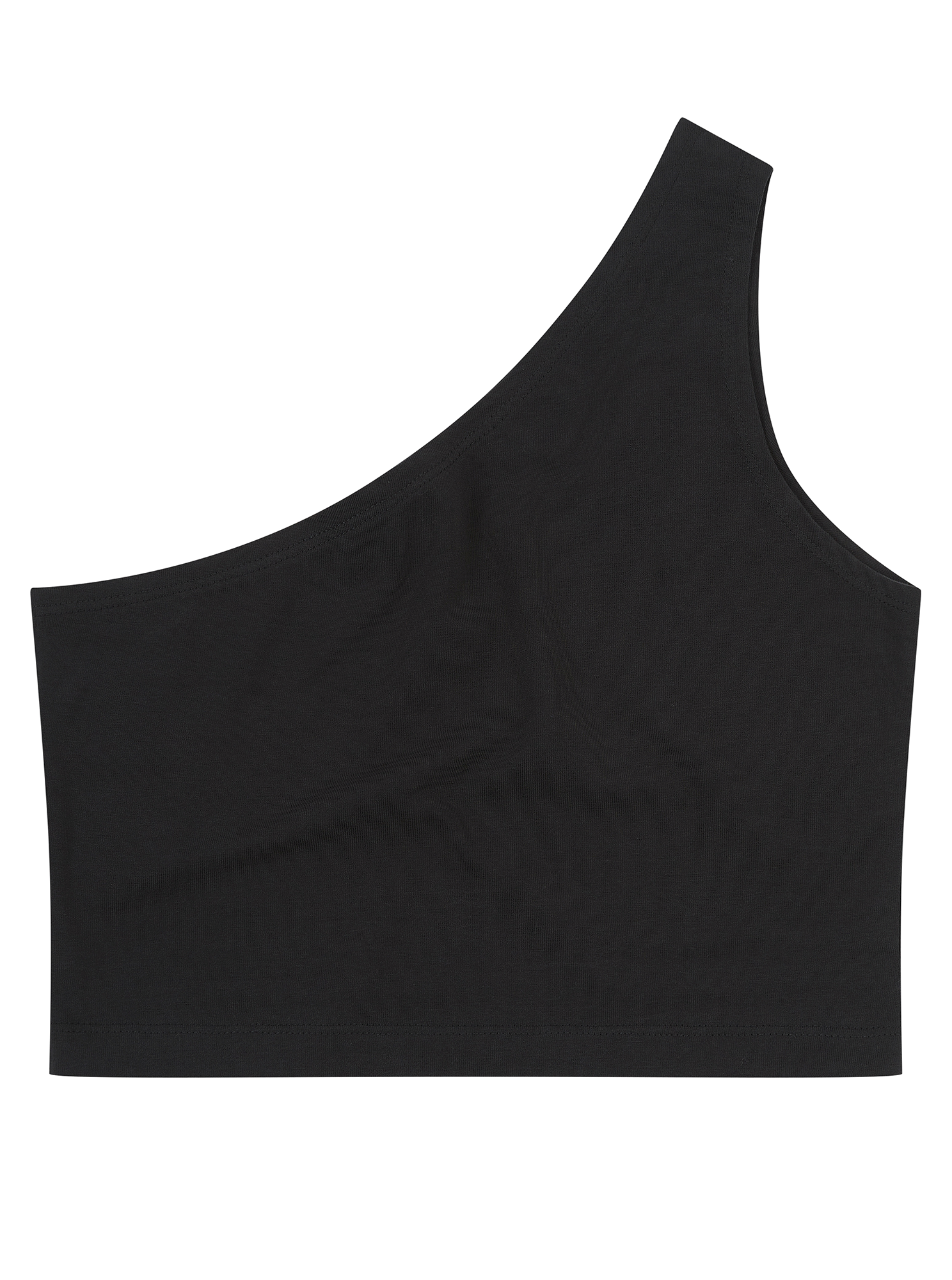 Top asimétrico para mujer