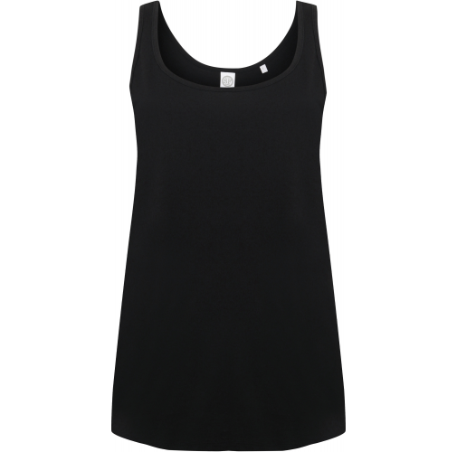 black Camiseta tirantes mujer