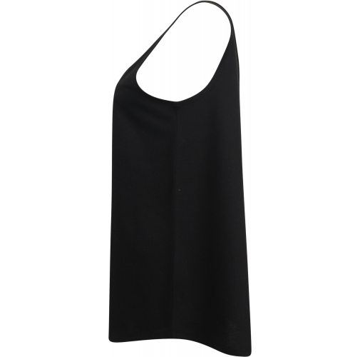 black Camiseta tirantes mujer