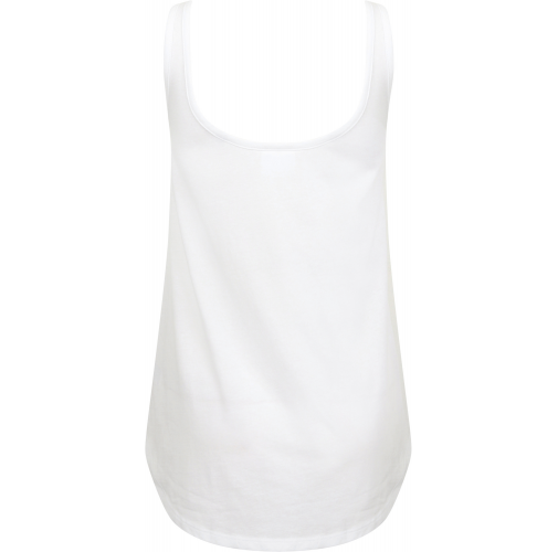 white Camiseta tirantes mujer