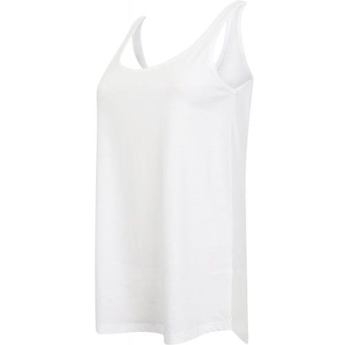 white Camiseta tirantes mujer