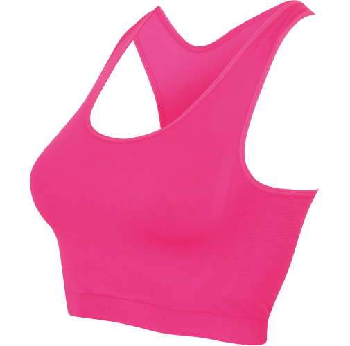 neon pink Sujetador deportivo
