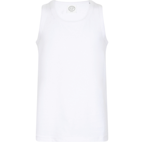white CAMISETA TIRANTES STRETCH niños