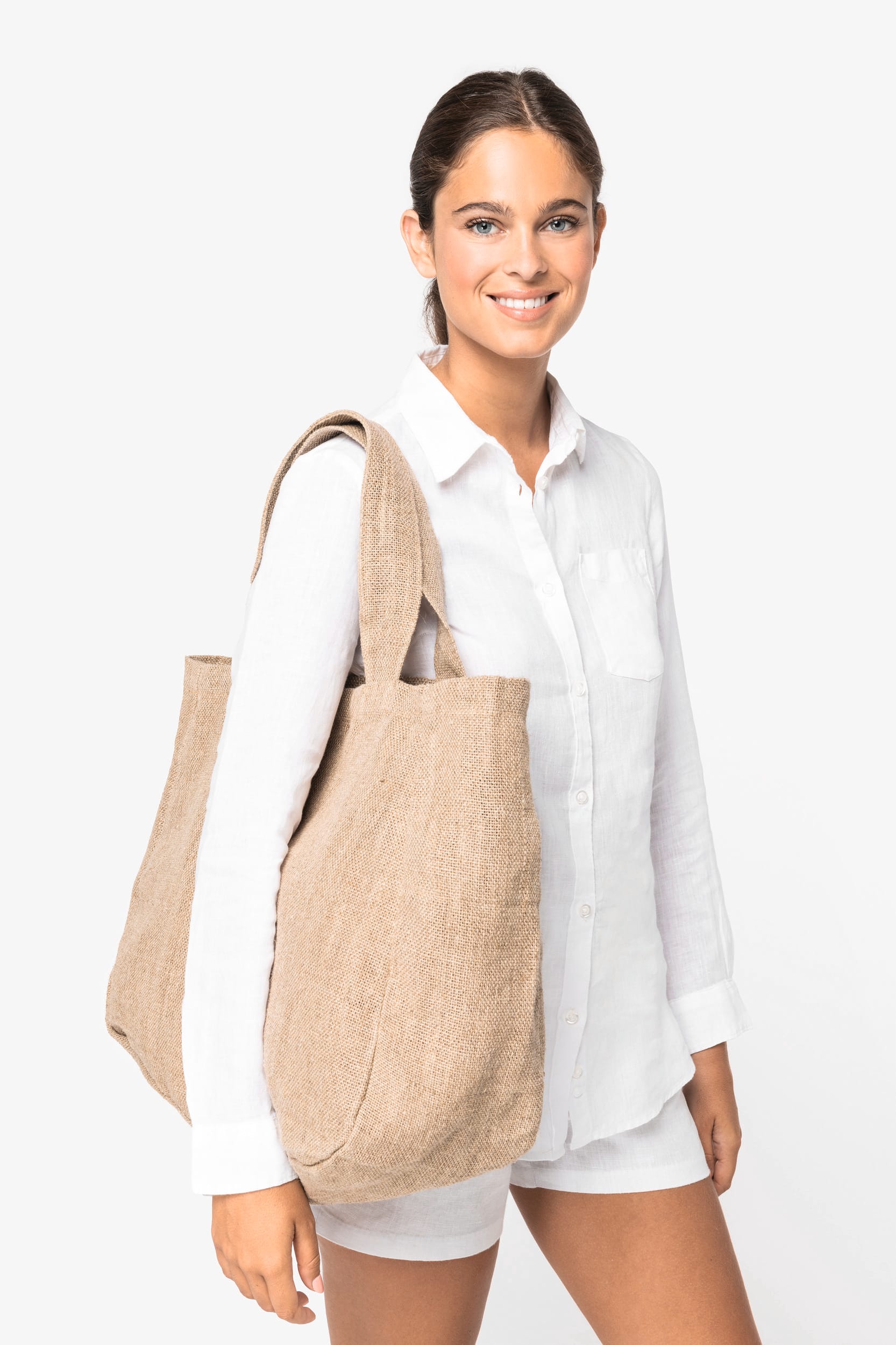 Bolsa de compras de yute