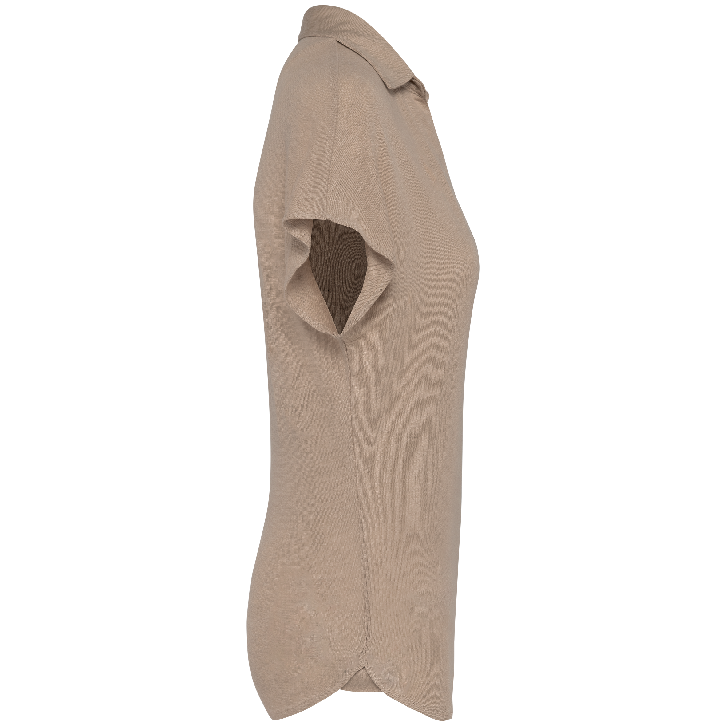 Polo de lino mujer