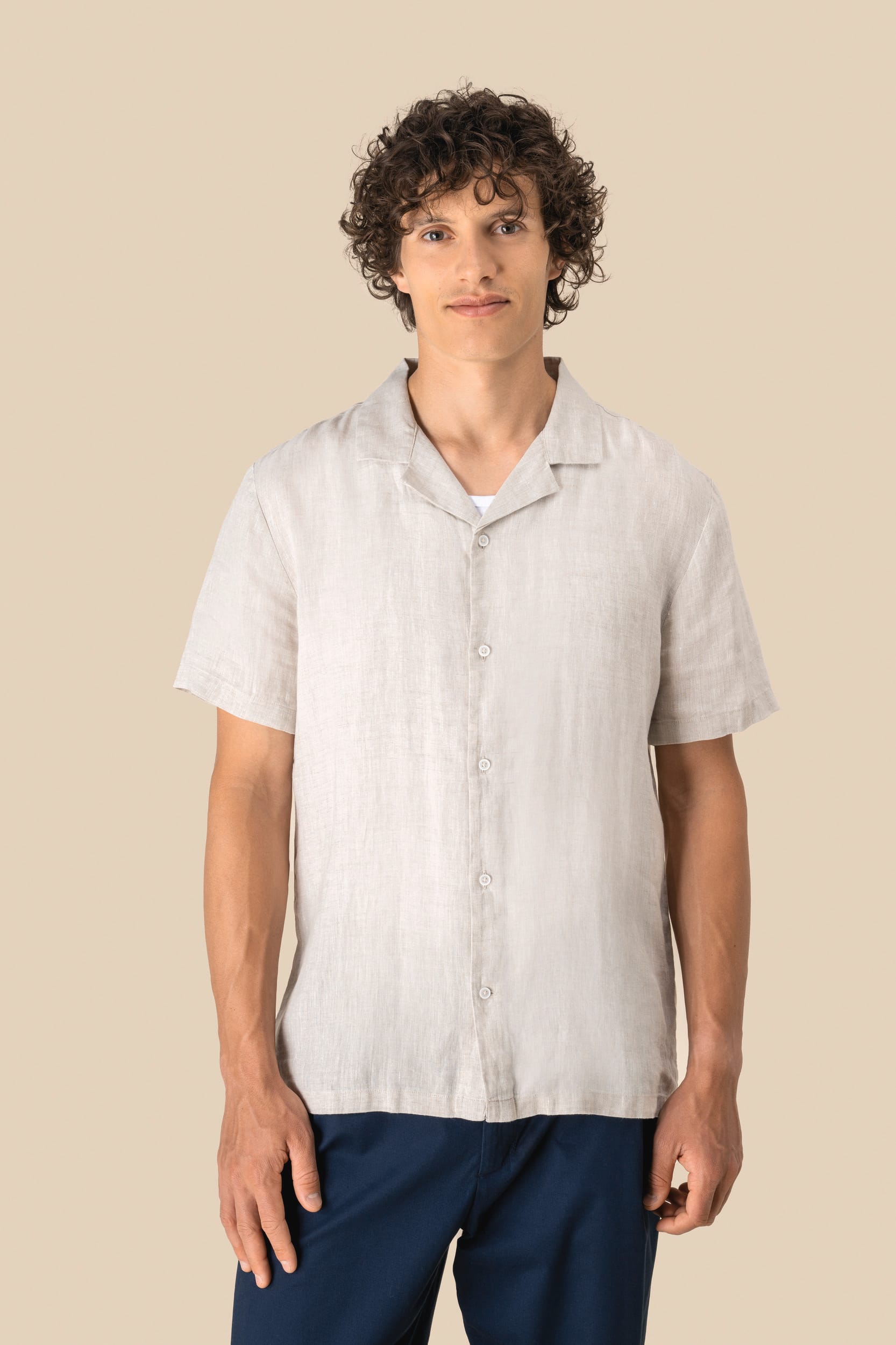 CAMISA DE LINO HOMBRE