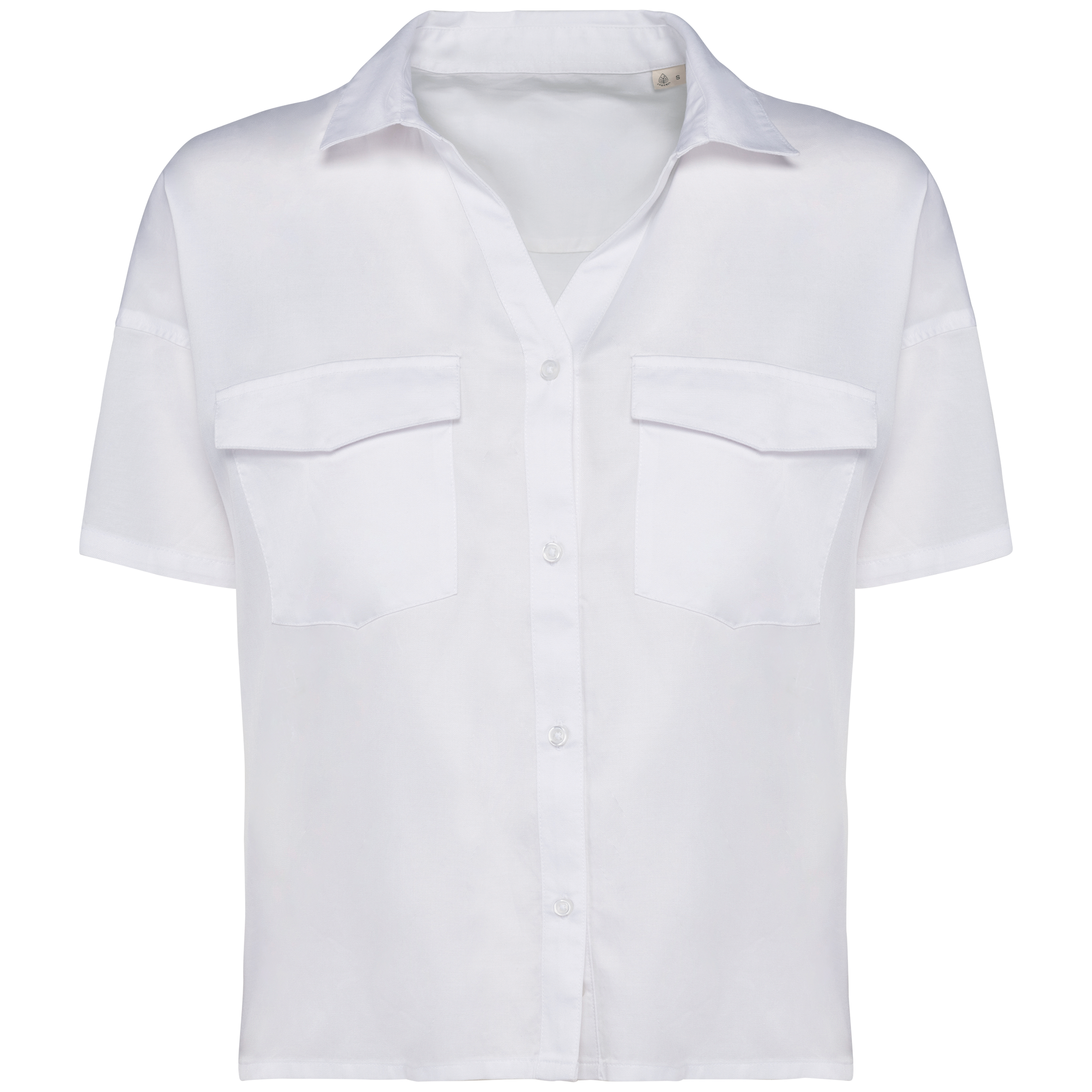 Camisa ecorresponsable oversize de Lyocell mujer
