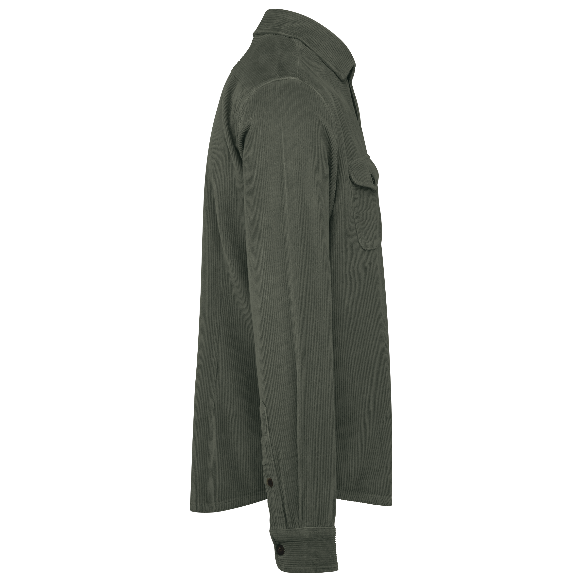 Sobrecamisa ecorresponsable efecto lavado de pana hombre