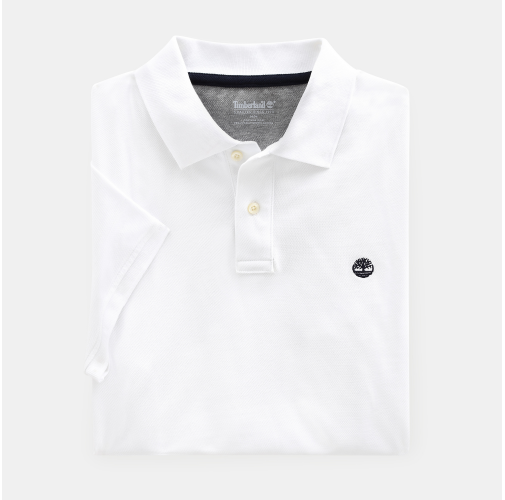 white Polo Millers River algodón piqué orgánico