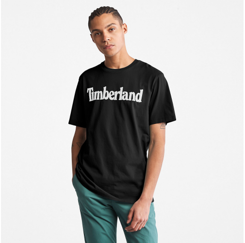 black Camiseta orgánica Brand Line