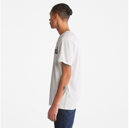white Camiseta orgánica Brand Line