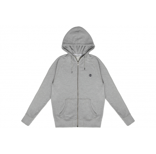 medium grey heather Sudadera con capucha y cremallera Exeter River