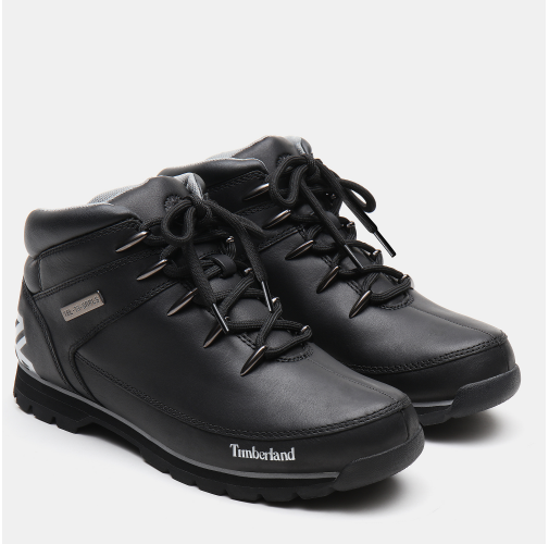 black Calzado Euro Sprint Mid Hiker