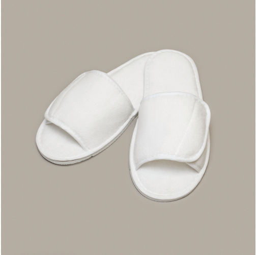 white Pantuflas