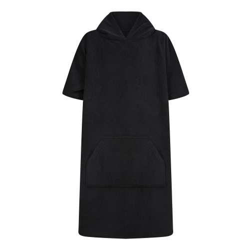 black Poncho de rizo niños