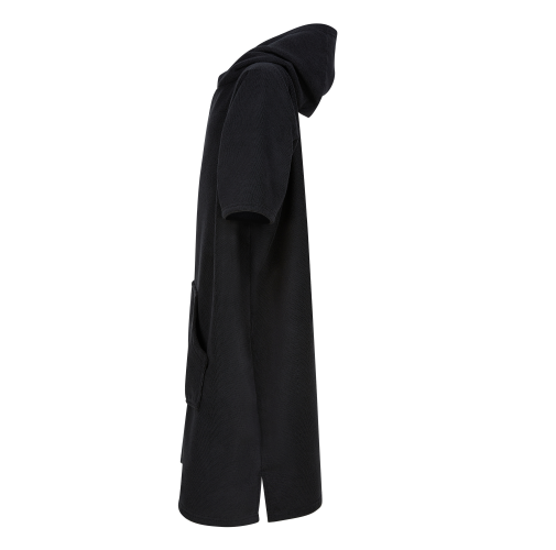 black Poncho de rizo niños