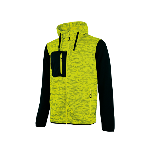 yellow fluo Sudadera capucha Rainbow