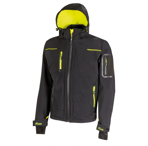 black carbon Chaqueta softshell Space mujer