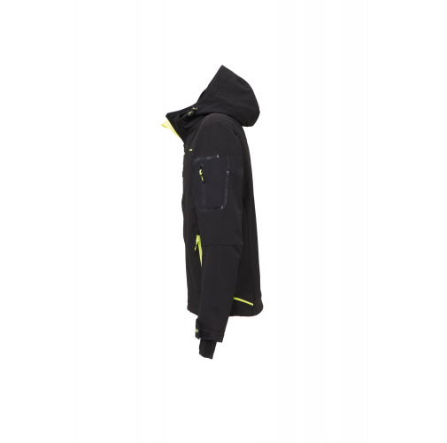 black carbon Chaqueta softshell Space