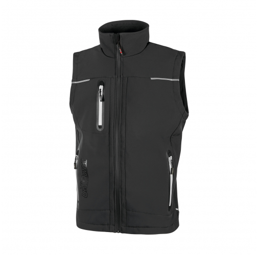 asphalt grey Chaleco softshell Universe