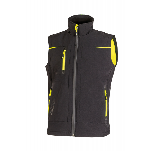 black carbon Chaleco softshell Universe