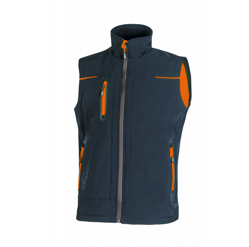 deep blue Chaleco softshell Universe