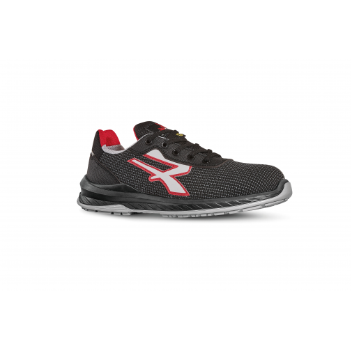 black / grey / red Calzado de Seguridad Lisbona