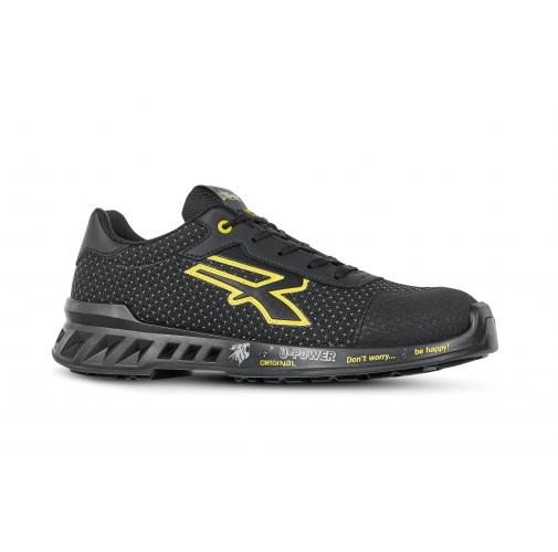 black / yellow Calzado de seguridad Matt