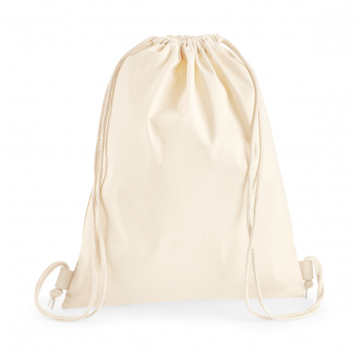 natural Mochila gimnasio - Algodón Premium