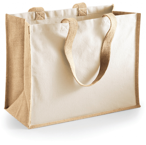 natural Bolsa clásica de yute