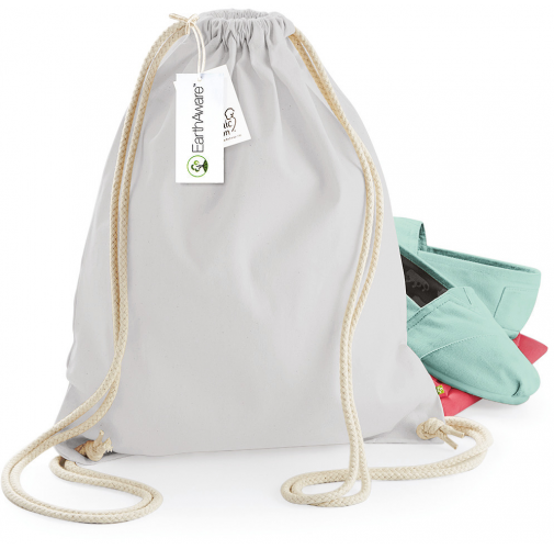 Bolsa de gimnasio EARTHAWARE® - algodón orgánico