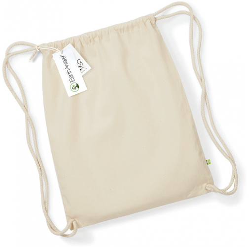 natural Bolsa de gimnasio EARTHAWARE® - algodón orgánico