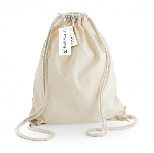 natural Bolsa de gimnasio EARTHAWARE® - algodón orgánico