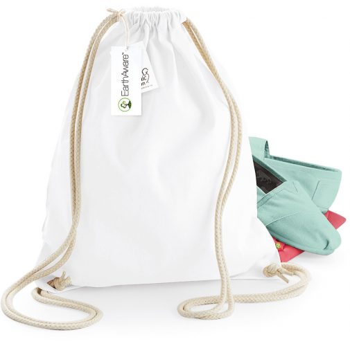 Bolsa de gimnasio EARTHAWARE® - algodón orgánico