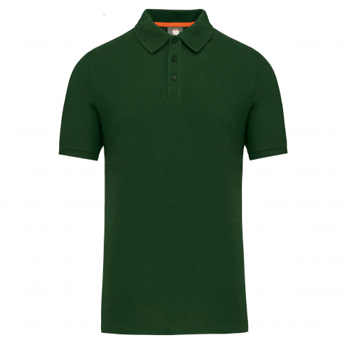 forest green Polo Ecorresponsable