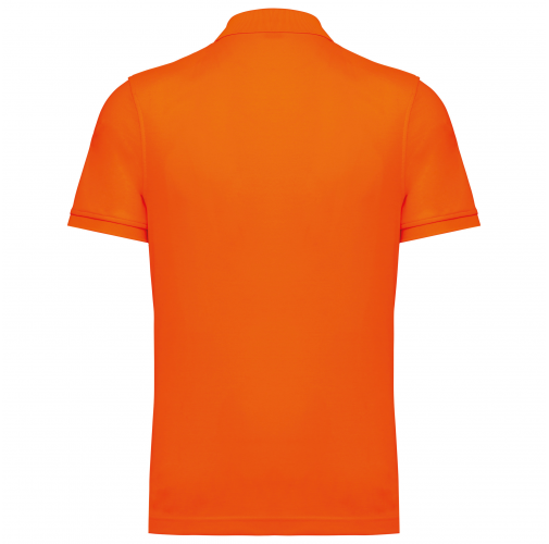 fluorescent orange Polo ecorresponsable algodón/poliéster unisex