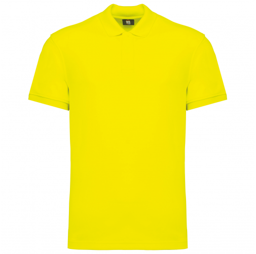 fluorescent yellow Polo ecorresponsable algodón/poliéster unisex