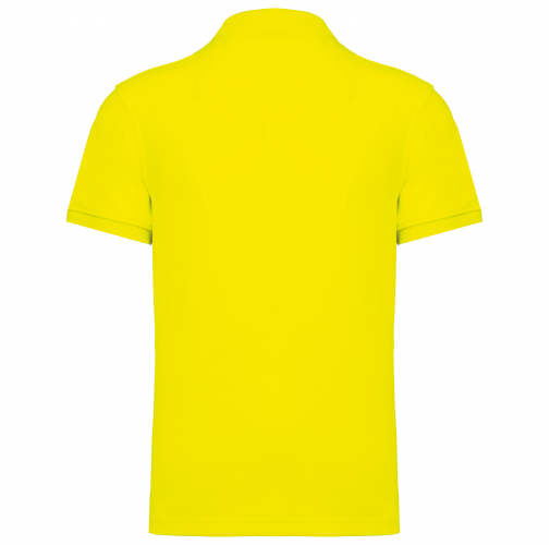fluorescent yellow Polo ecorresponsable algodón/poliéster unisex