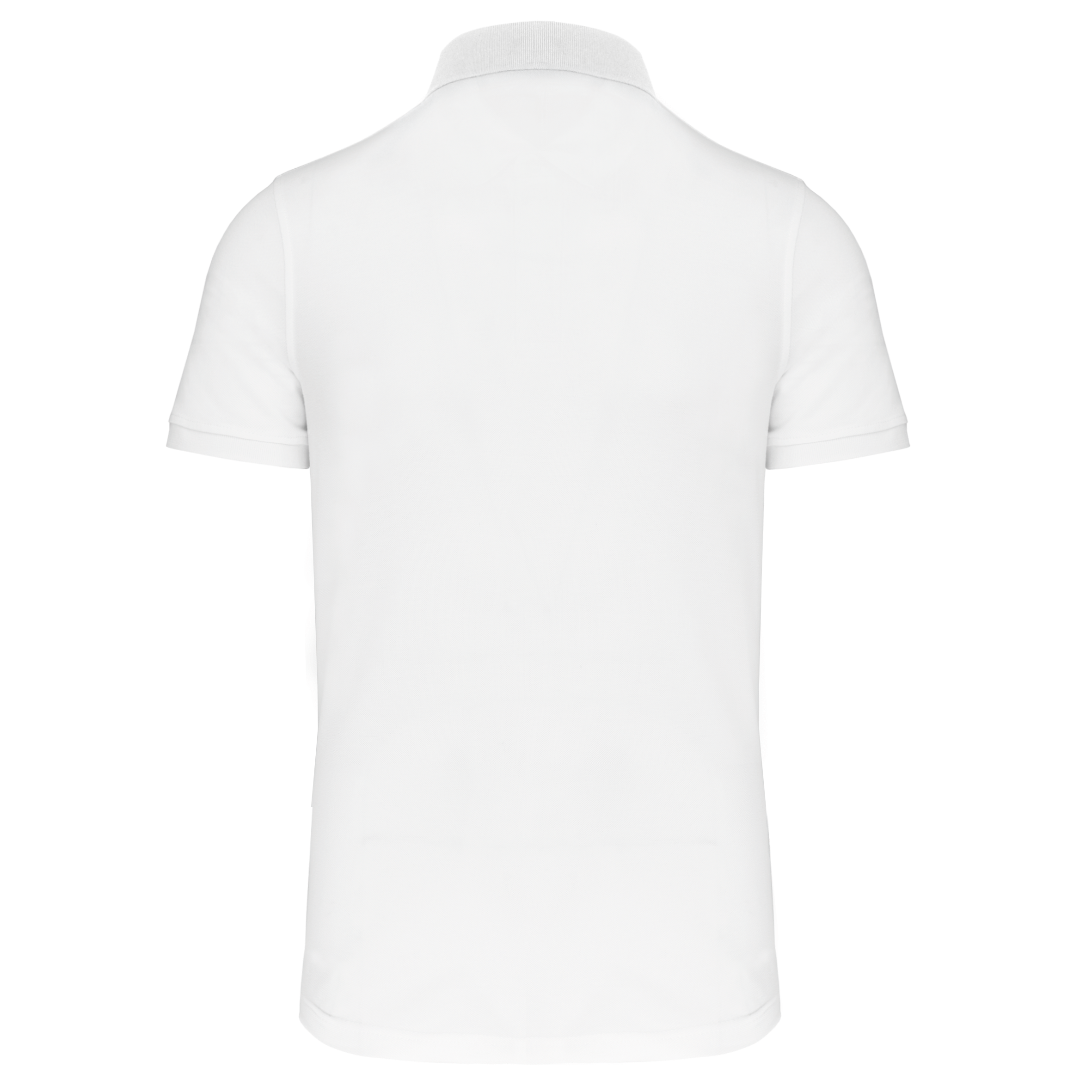 black Polo con botones a presión y manga corta