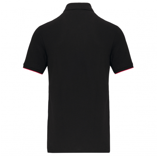 black / red Polo Day To Day contrastado hombre