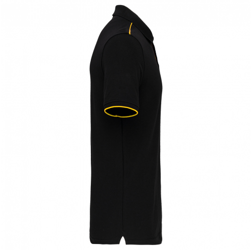black / yellow Polo Day To Day contrastado hombre