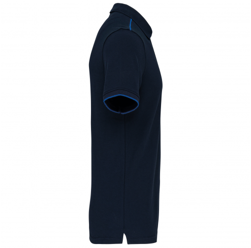 navy / light royal blue Polo Day To Day contrastado hombre