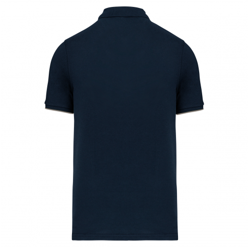 navy / silver Polo Day To Day contrastado hombre
