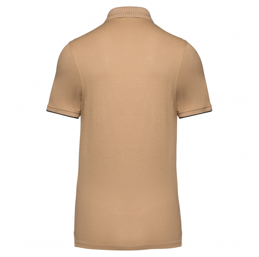camel / black Polo Day To Day contrastado hombre