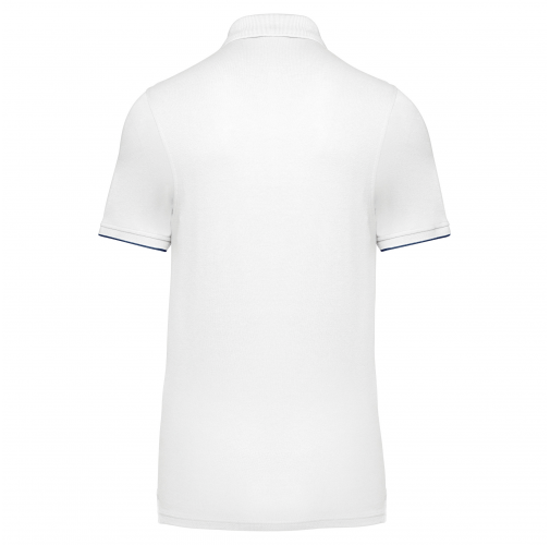 white / navy Polo Day To Day contrastado hombre