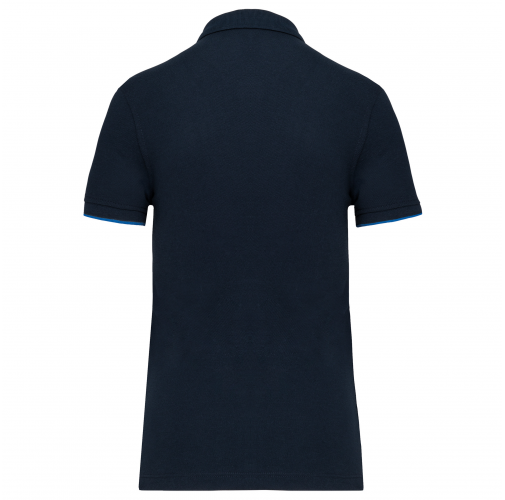 navy / light royal blue Polo Day To Day contrastado mujer