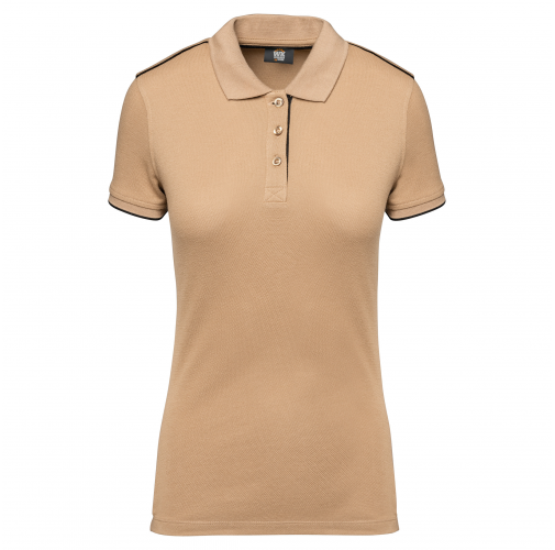 camel / black Polo Day To Day contrastado mujer
