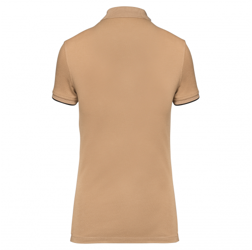 camel / black Polo Day To Day contrastado mujer
